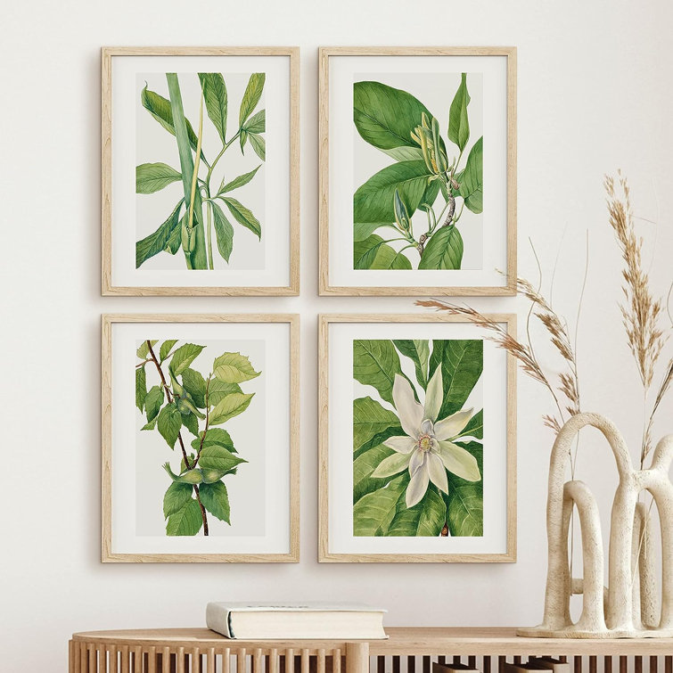 Framed wall art set of deals 4